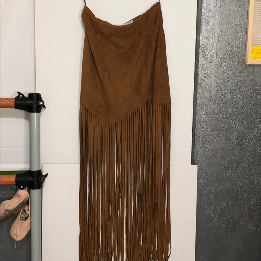 LF fringe skirt